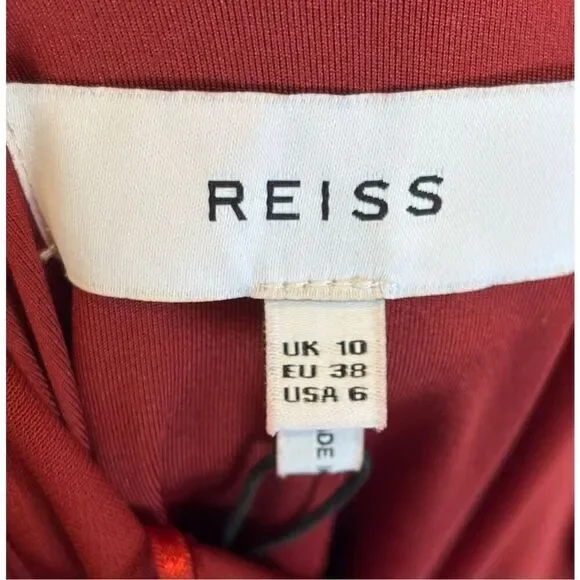 Reiss XENA STRAPPY OPEN BACK COCKTAIL DRESS New With Tags Size 6